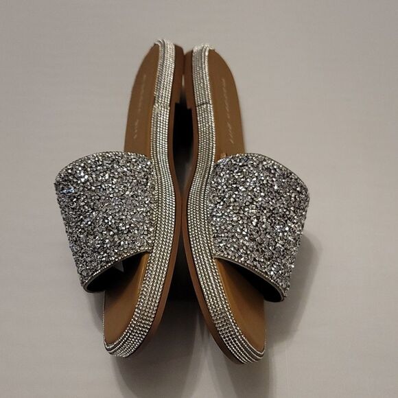 BRAND NEW Madden Girl BIJOUR WOMEN's RHONESTONE SLIDE SANDAL R3 - Picture 9 of 16